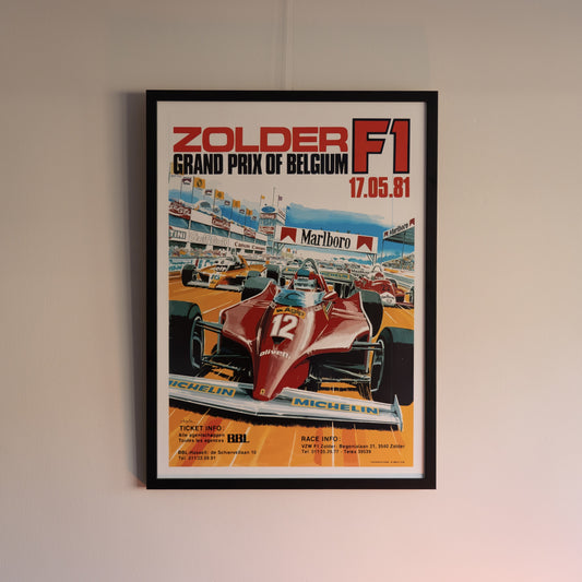 Formula 1 poster - Belgium Zolder 17-05-1981