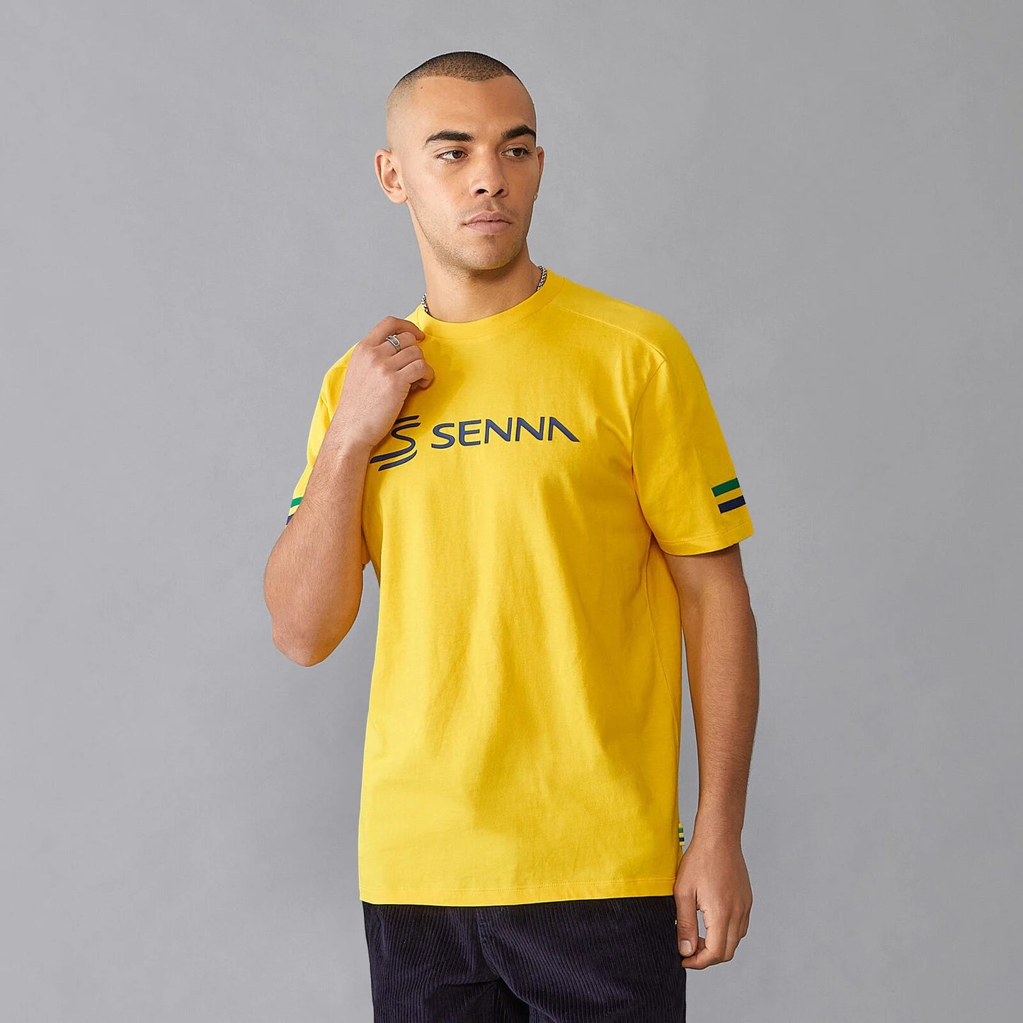 Official Ayrton Senna T-Shirt - Exclusive Yellow Design