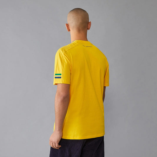 Official Ayrton Senna T-Shirt - Exclusive Yellow Design