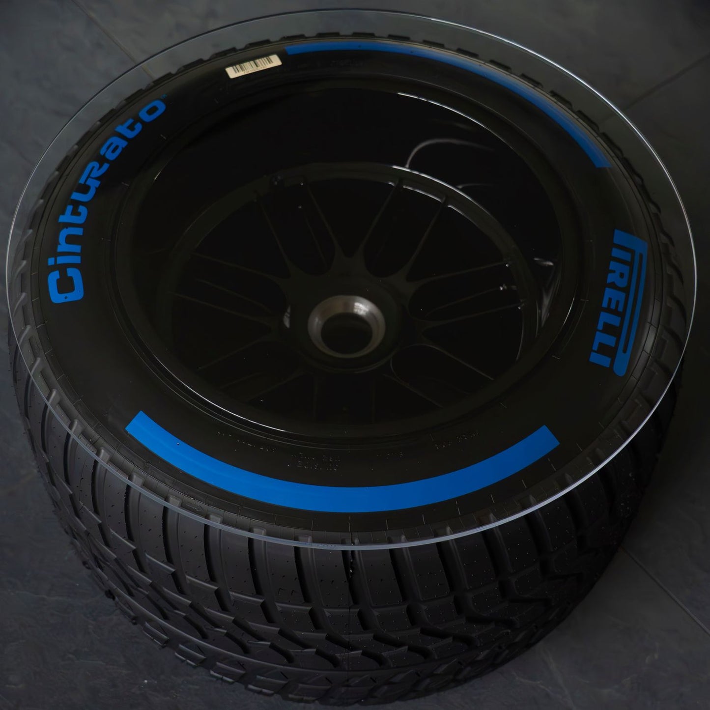 Official Pirelli F1 Wheel Coffee Table 18"