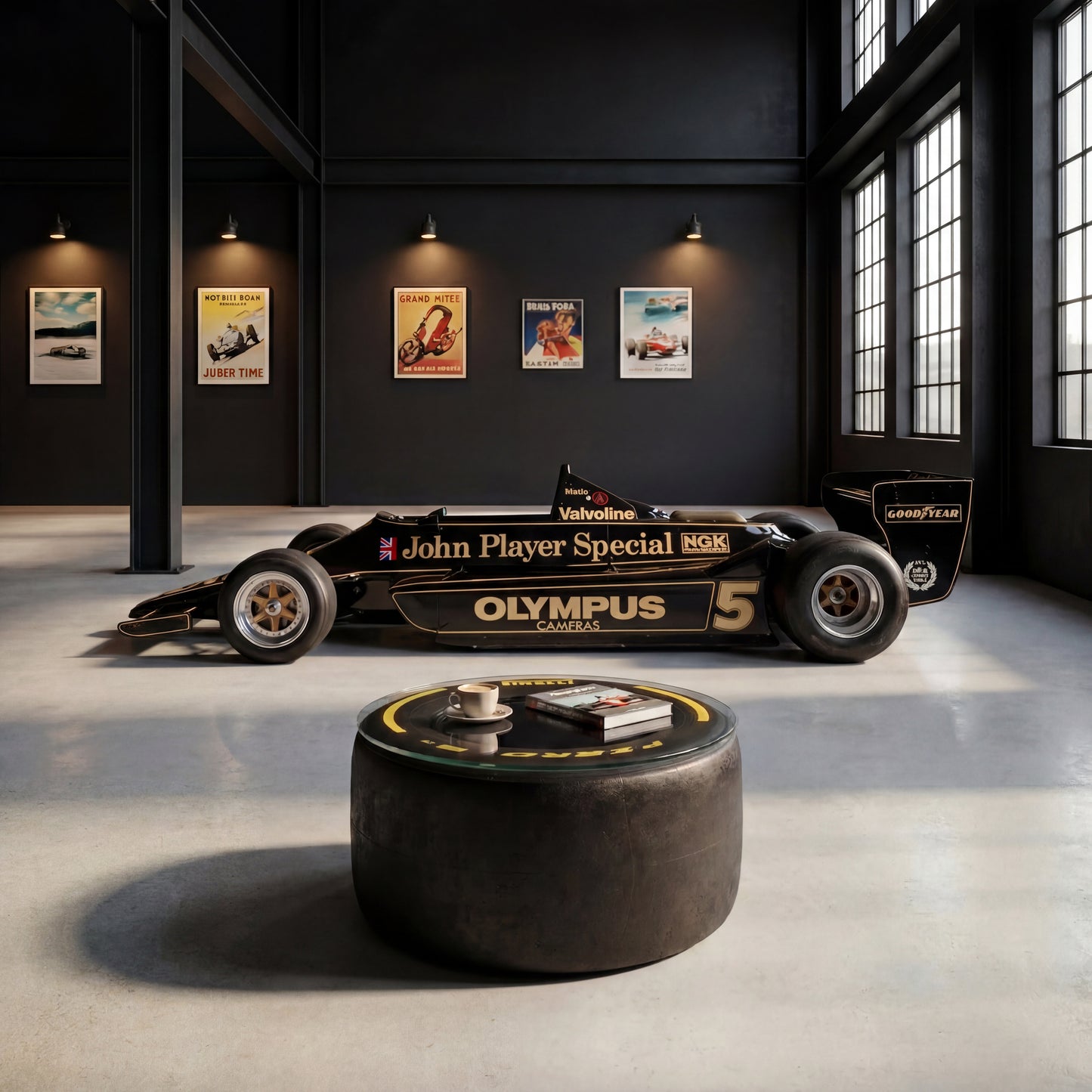 Pirelli P Zero Coffee Table F1 stripes