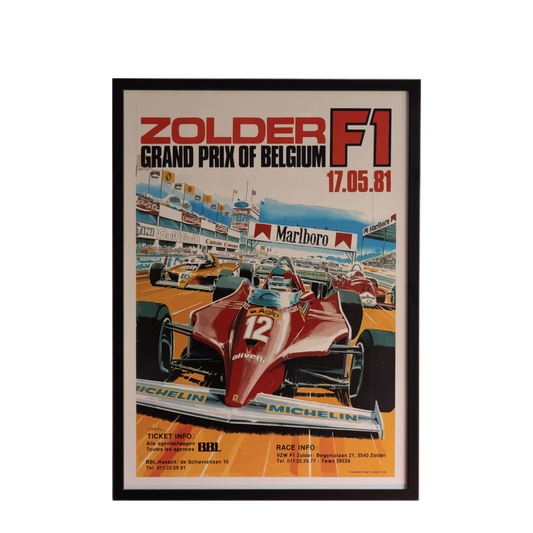 Formula 1 poster - Belgium Zolder 17-05-1981