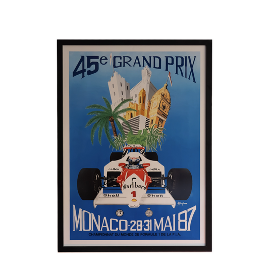 Formula 1 Poster Monaco - 1987