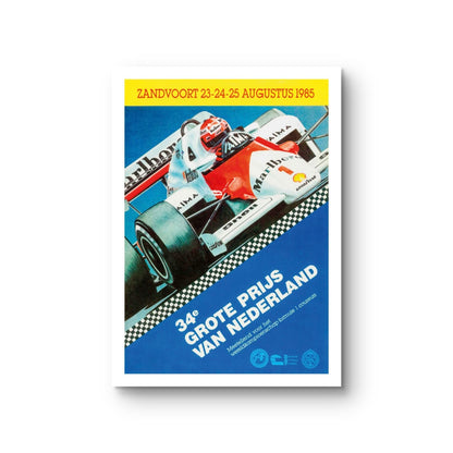 Zandvoort Grand Prix 1985 Poster | 50 x 70 cm