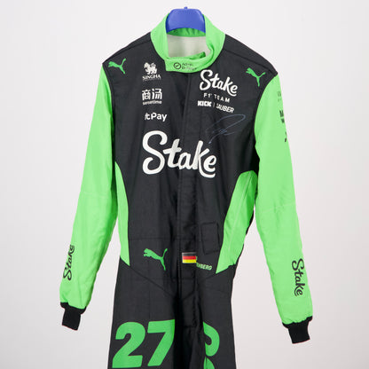 Nico Hülkenberg 2025 Signed Used Race Suit – Sauber F1 | First Podium Season