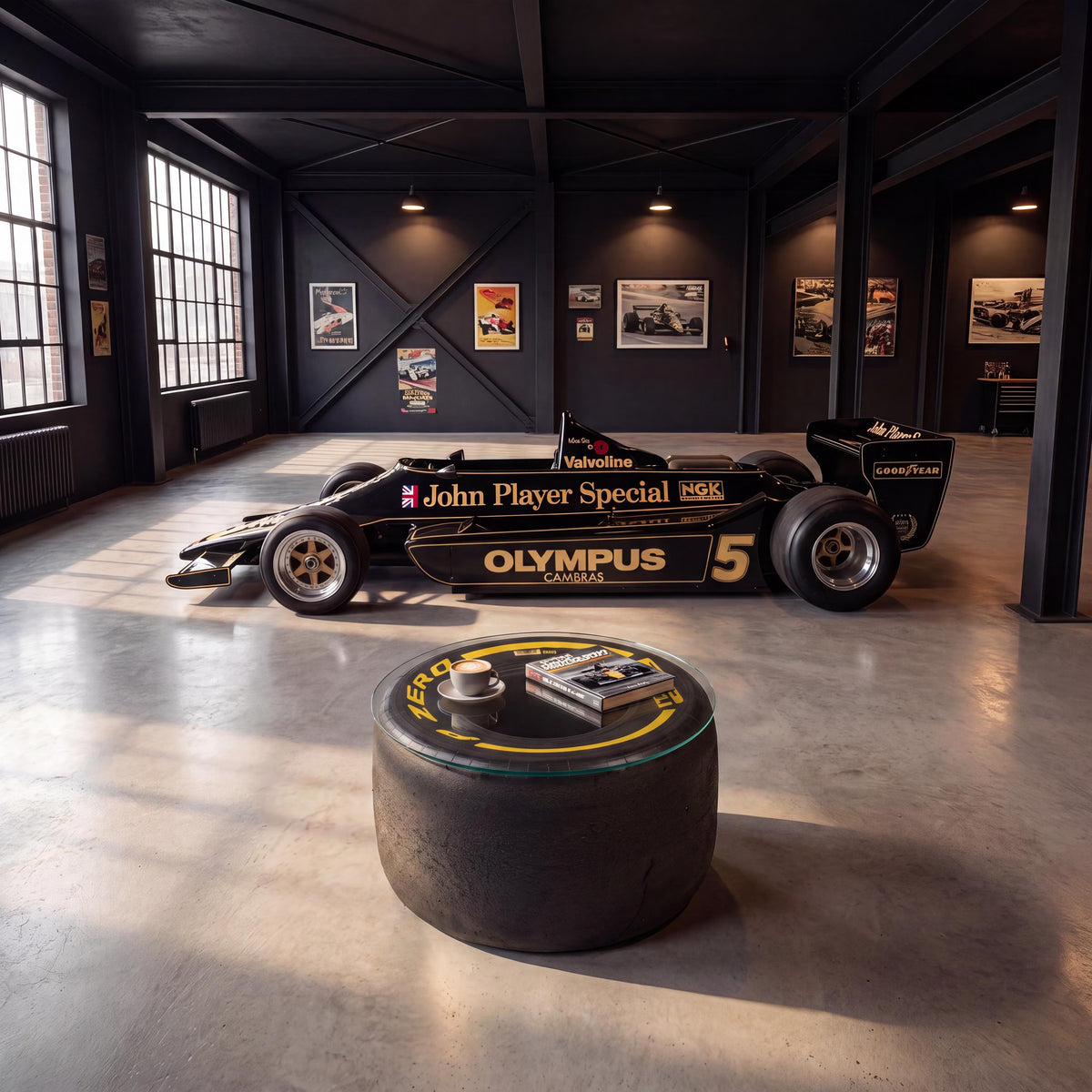 F1 Racing Pirelli Tyre Coffee Table – Genuine Pirelli P Zero | Soft or Medium