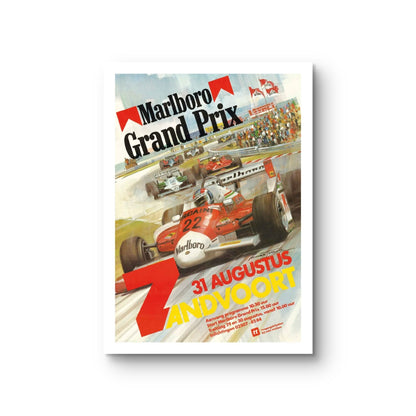 Formula 1 Poster - Marlboro Grand Prix Zandvoort