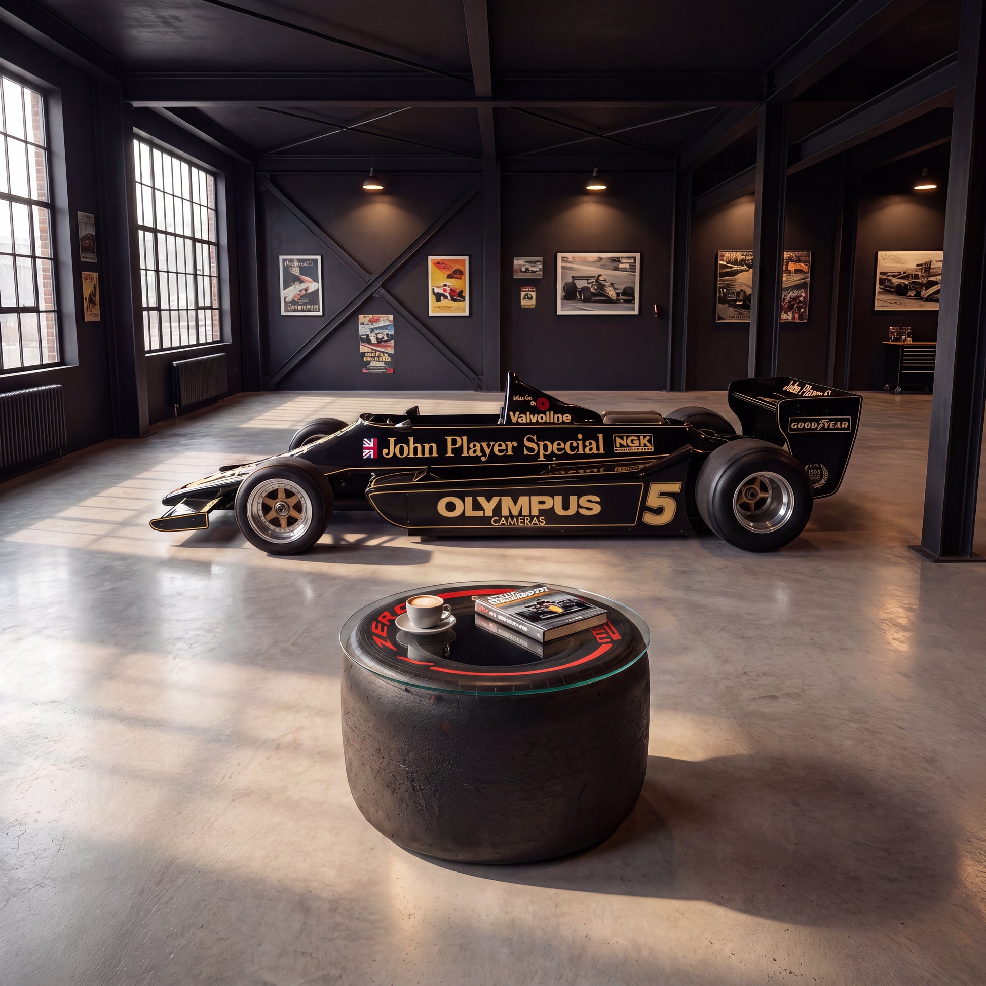 F1 tire Coffee Table Soft