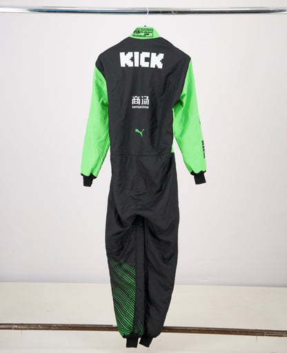 Official Race-Worn Gabriel Bortoleto 2025 Kick Sauber F1 Suit – Signed by Bortoleto