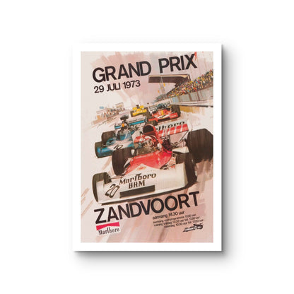 Zandvoort Grand Prix 1973 Poster | 50 x 70 cm