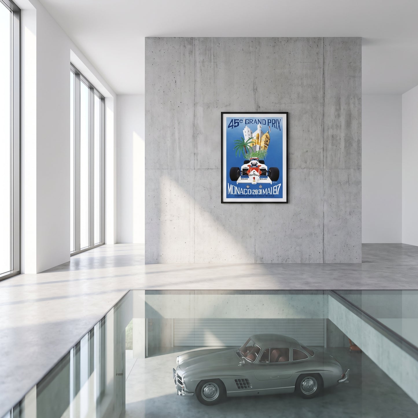Formula 1 Poster Monaco - 1987