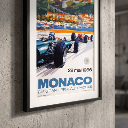 Monaco Grand Prix 22 mai 1966 Poster | 50 x 70 cm