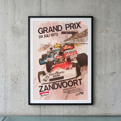 Zandvoort Grand Prix 1973 Poster | 50 x 70 cm