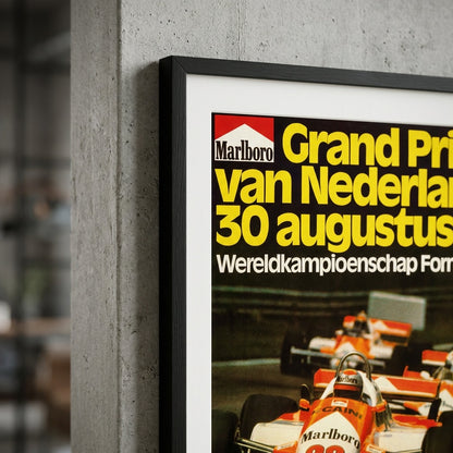 Formula 1 Poster Marlboro Grand Prix Zandvoort 1981 | 50 x 70 cm