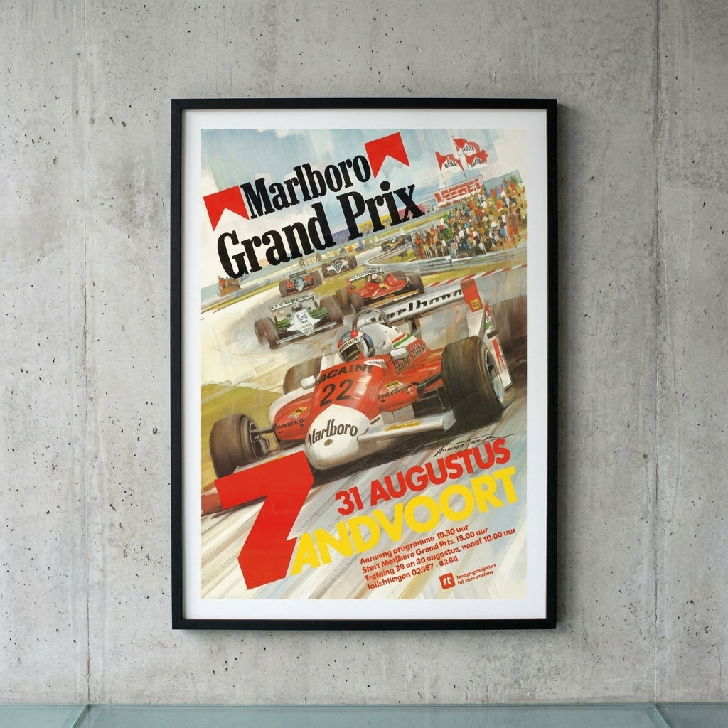 Formula 1 Poster - Marlboro Grand Prix Zandvoort | 50 x 70 cm