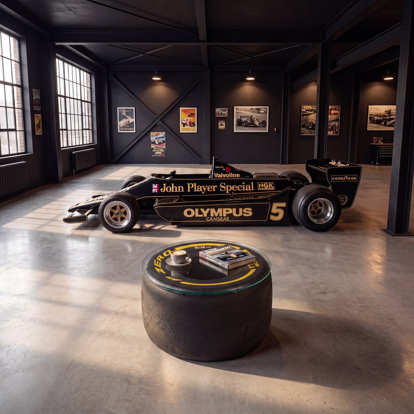 F1 Racing Pirelli Tyre Coffee Table – Genuine Pirelli P Zero | Soft or Medium